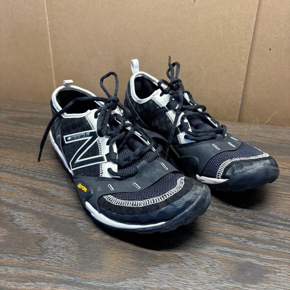 New Balance Minimus 10 V1 Trail Running Shoes Mens 10 D Black/Moonbeam MT10BM